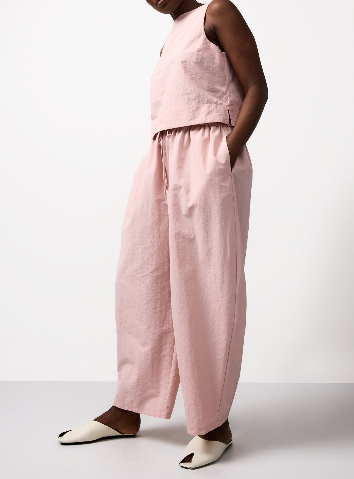 Pink Balloon Leg Techno Co-ord Trousers 18 - Image 3 thumbnail