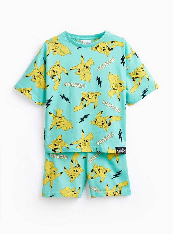 Blue Pokemon Print Shortie Pyjamas 6-7 years