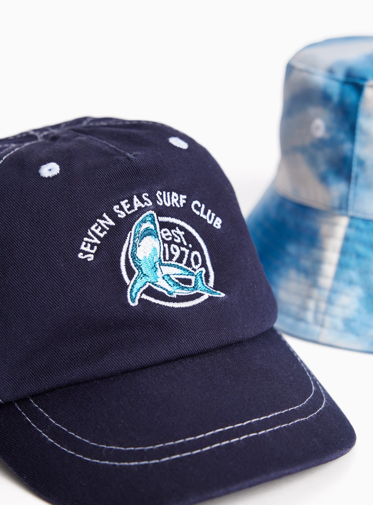 Blue Summer Bucket Hat & Cap 2 Pack 3-5 years - Image 2 thumbnail