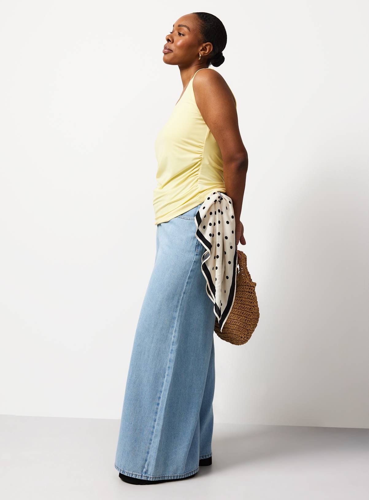 Yellow Square Neck Tank Top 18 - Image 2