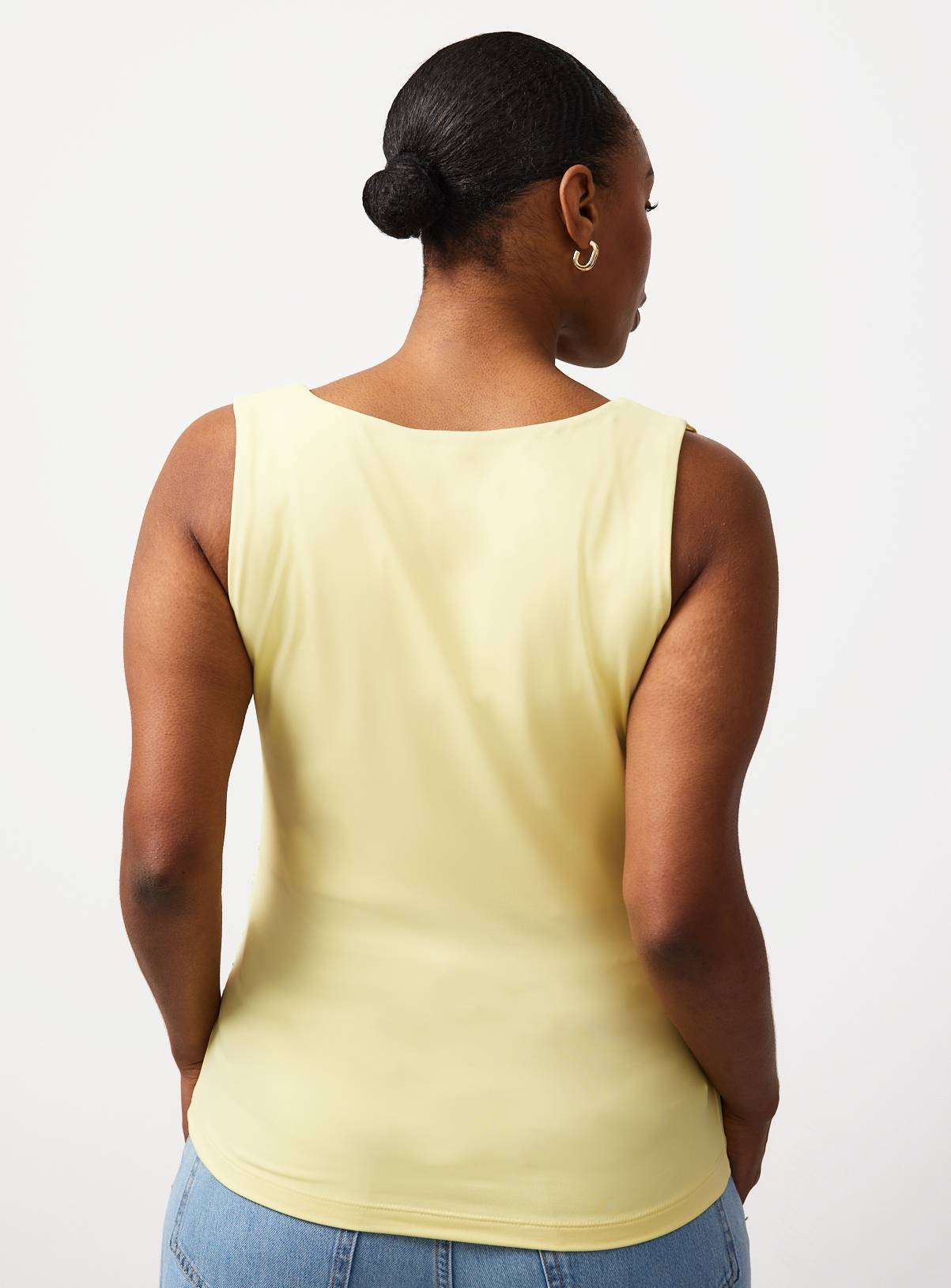 Yellow Square Neck Tank Top 18 - Image 4