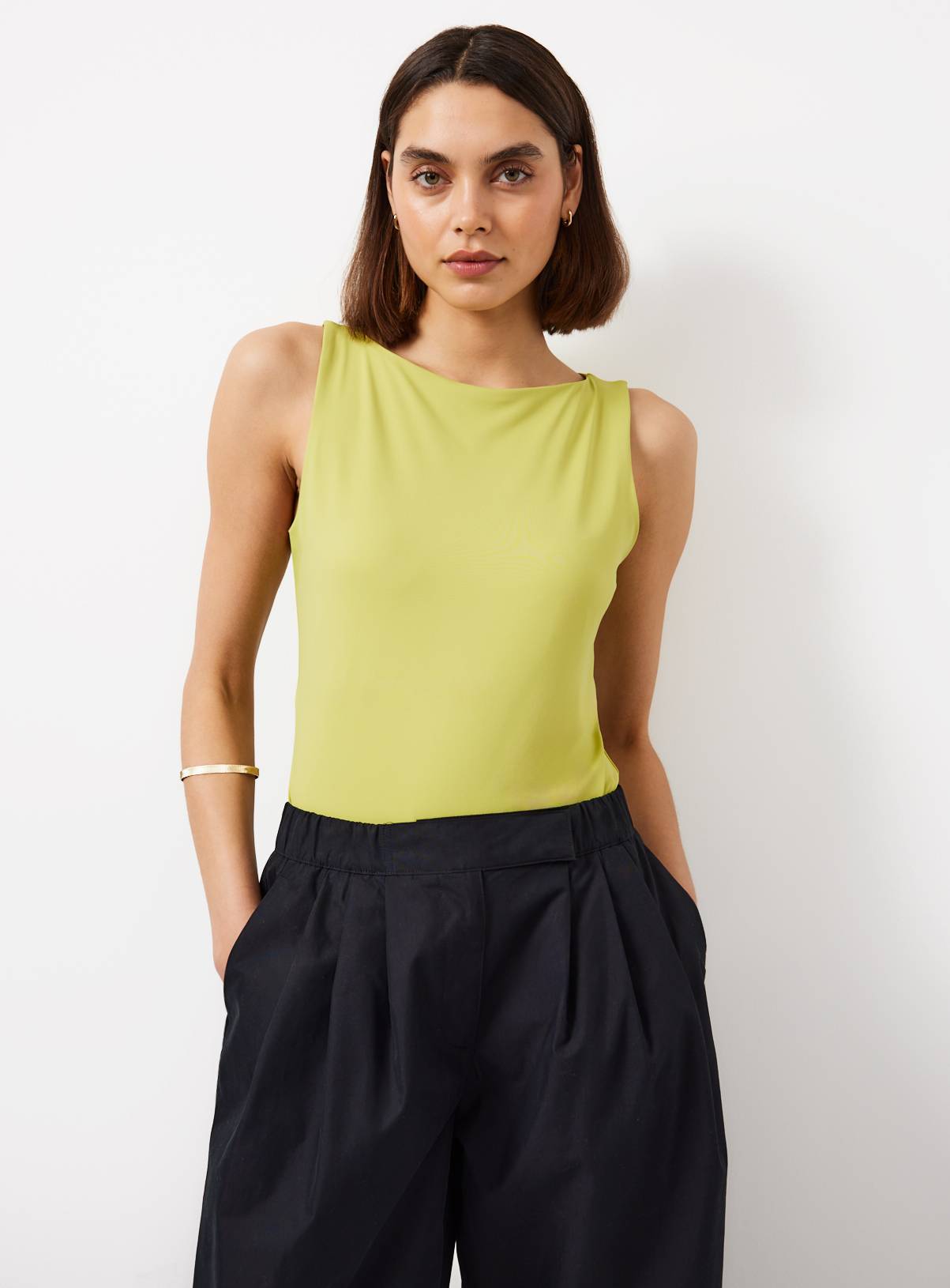 Lime Boat Neck Tank Top 14 - Image 1