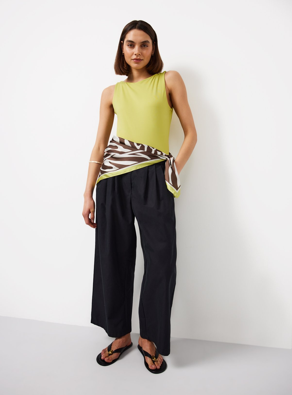 Lime Boat Neck Tank Top 14 - Image 2 thumbnail