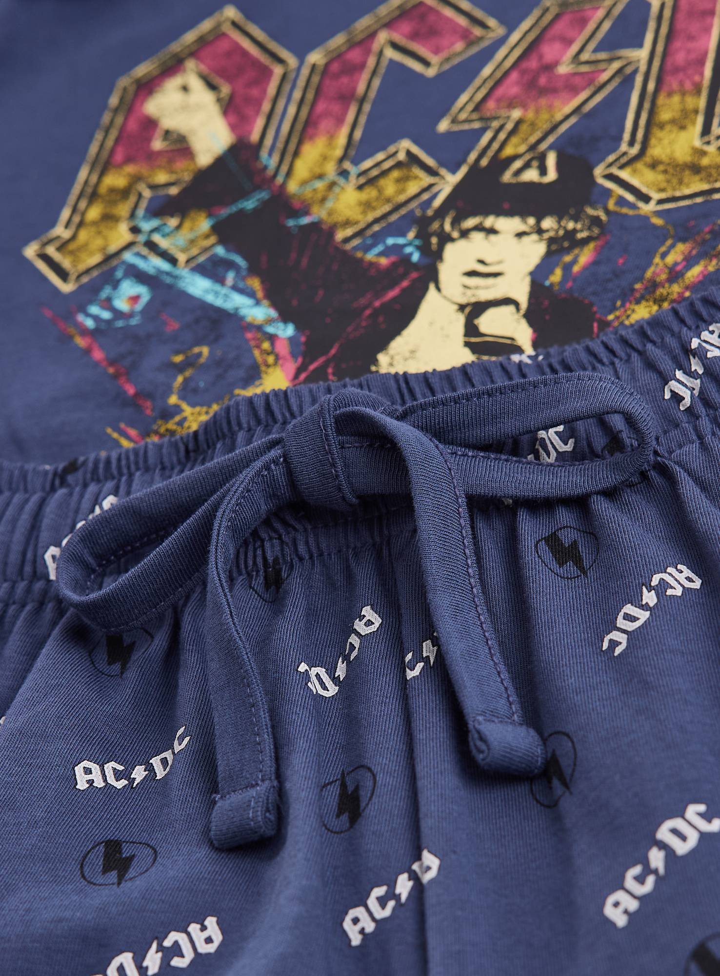 ACDC Graphic Print Shortie Pyjamas  XXL - Image 2