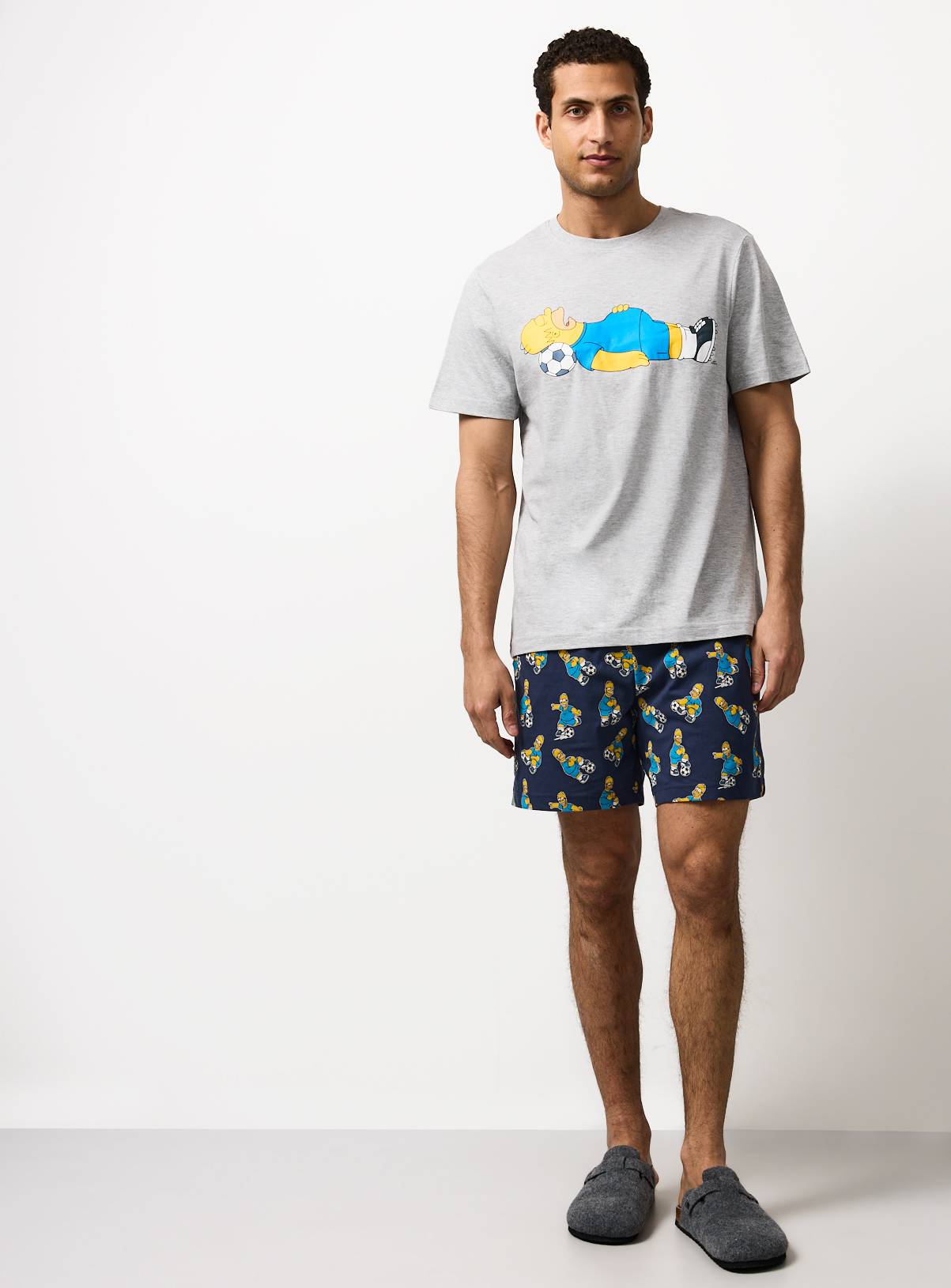 Simpsons Football Shortie Pyjamas XXL - Image 2