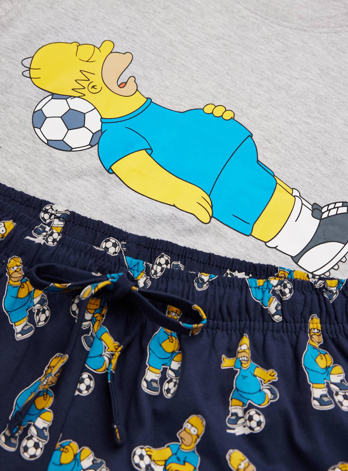 Simpsons Football Shortie Pyjamas XXL - Image 4