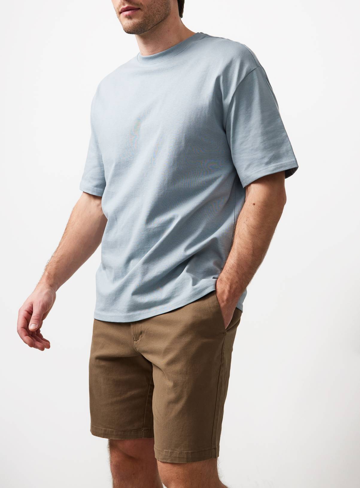 Tan Chino Shorts 38 - Image 2