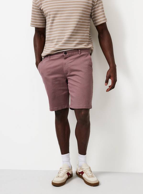 Purple Chino Shorts 36
