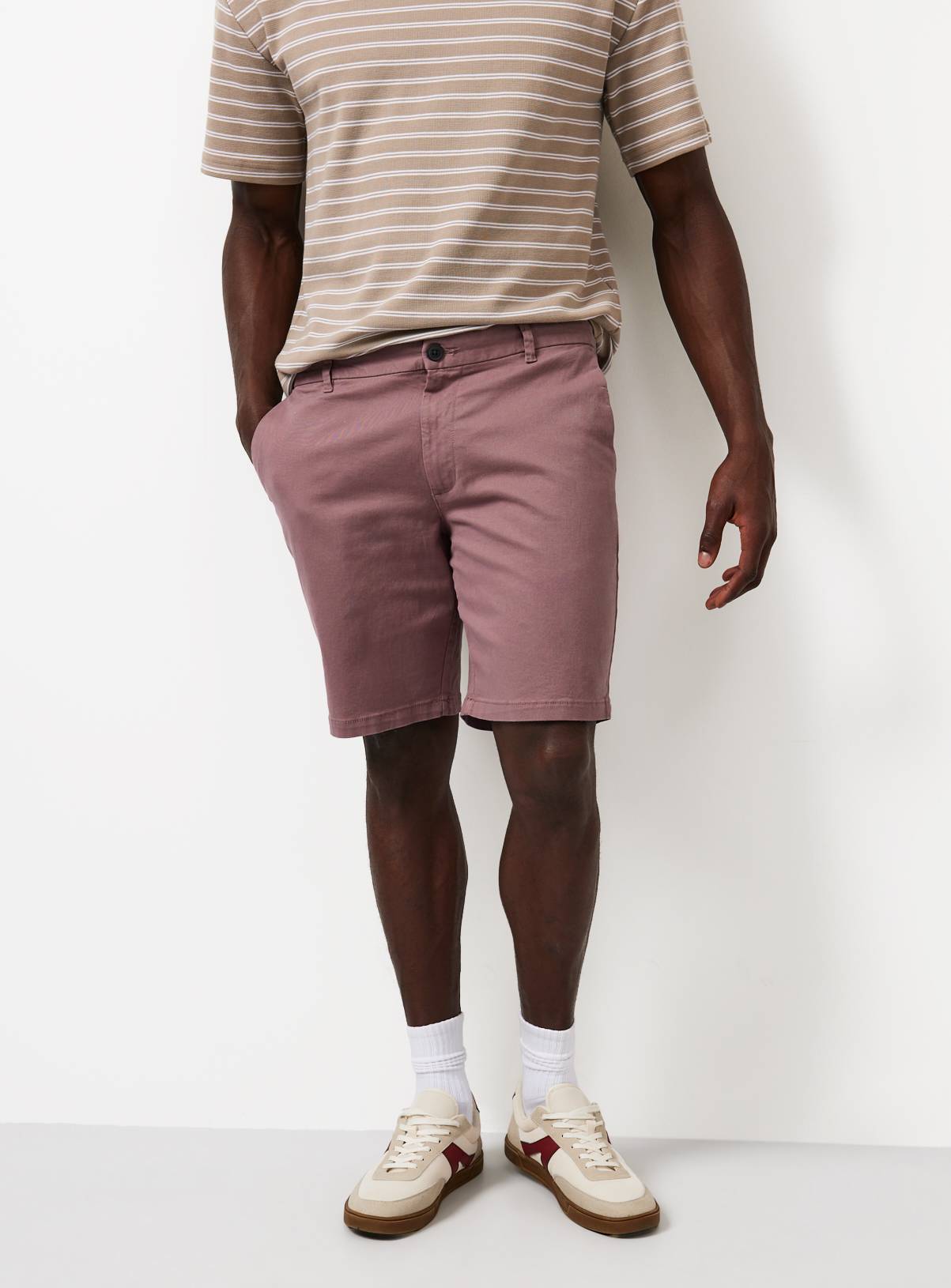 Purple Chino Shorts 36 - Image 1