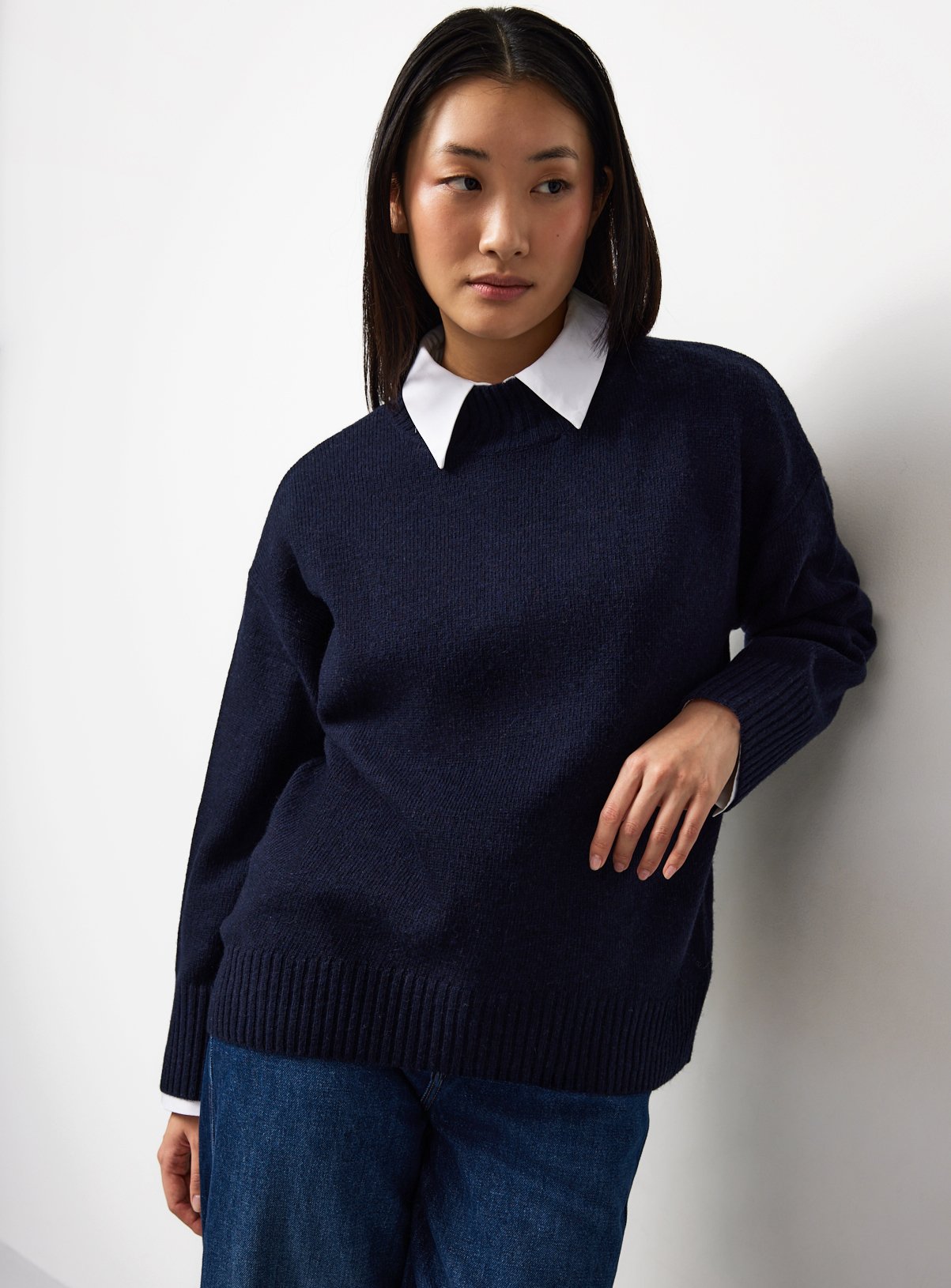 Navy High Neck Pullover 24 - Image 2 thumbnail
