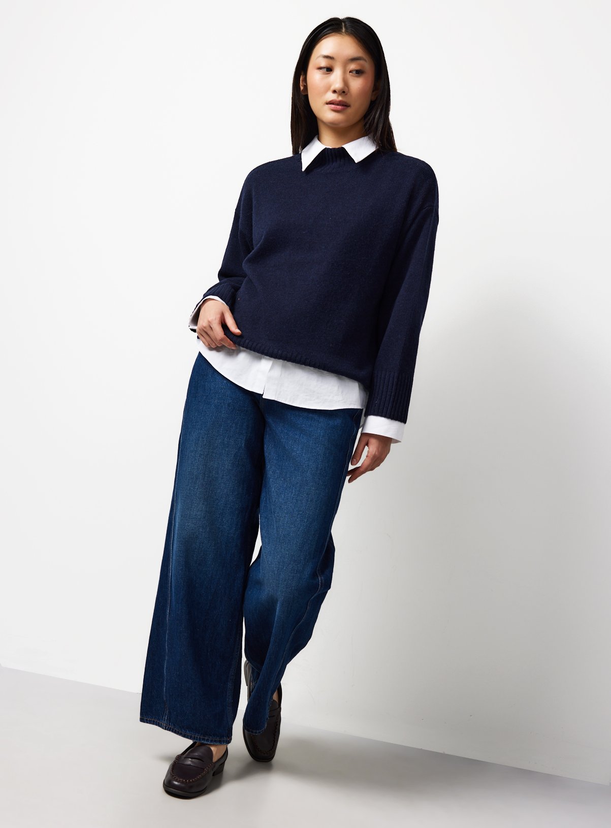 Navy High Neck Pullover 24 - Image 3 thumbnail