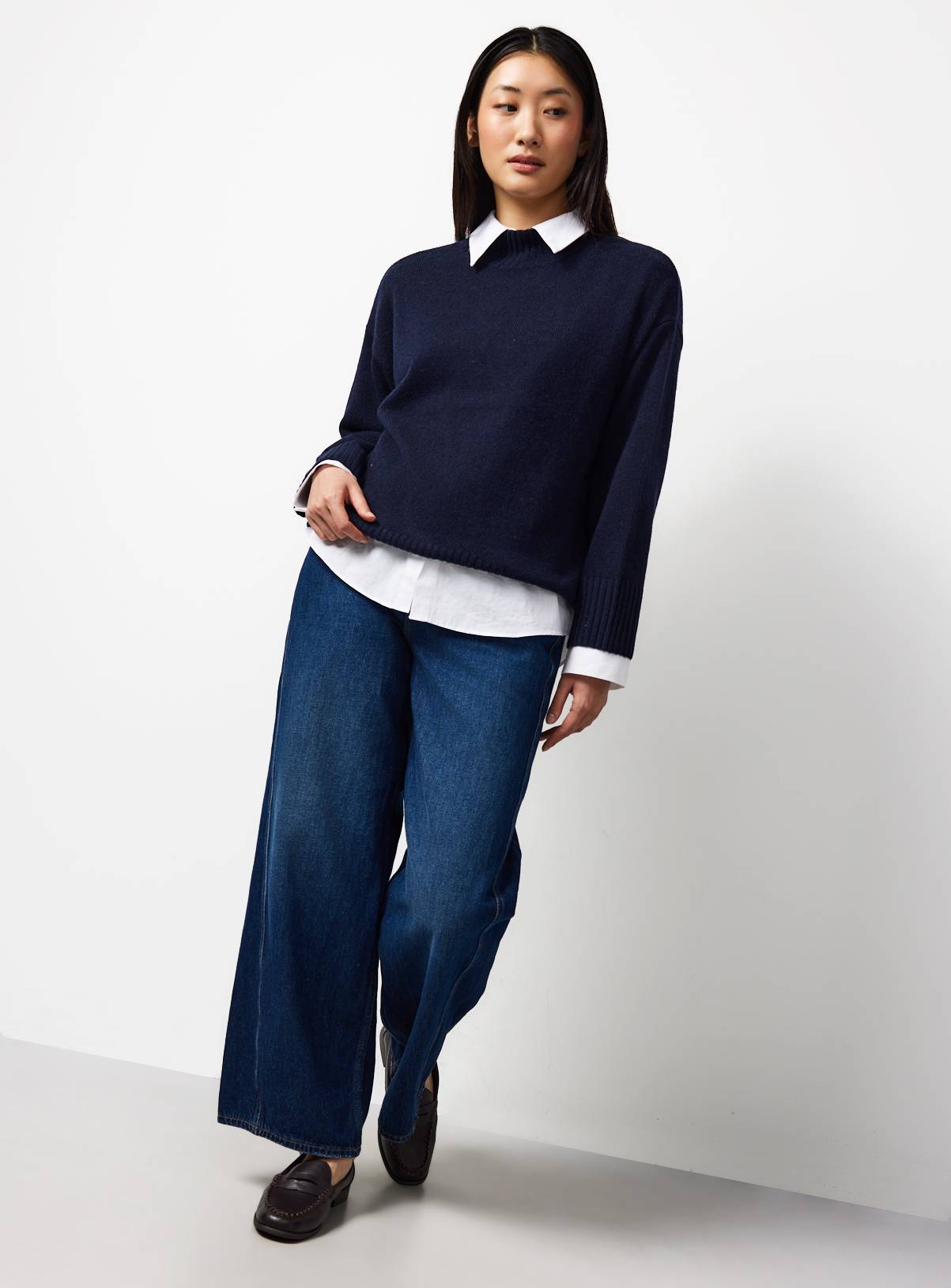 Navy High Neck Pullover 24 - Image 3
