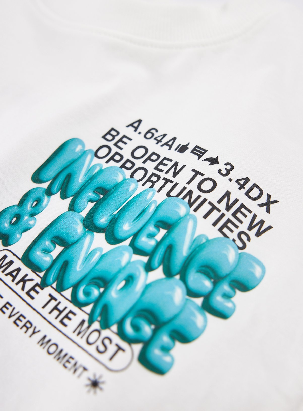 White Influence & Engage Graphic T-Shirt 11 years - Image 3 thumbnail