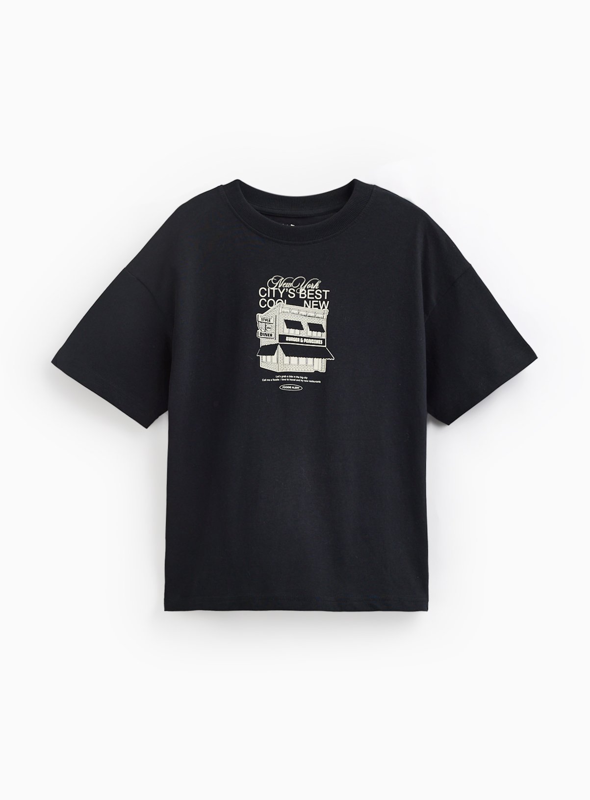 Black New York Graphic T-Shirt 12 years - Image 1 thumbnail