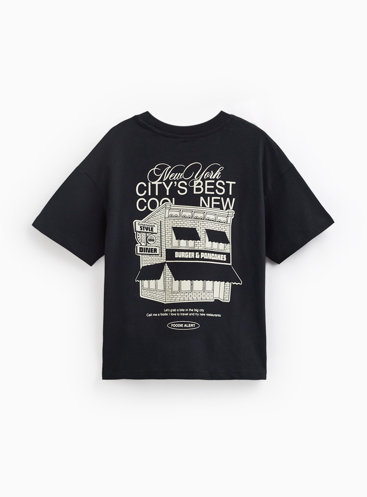 Black New York Graphic T-Shirt 12 years - Image 3 thumbnail