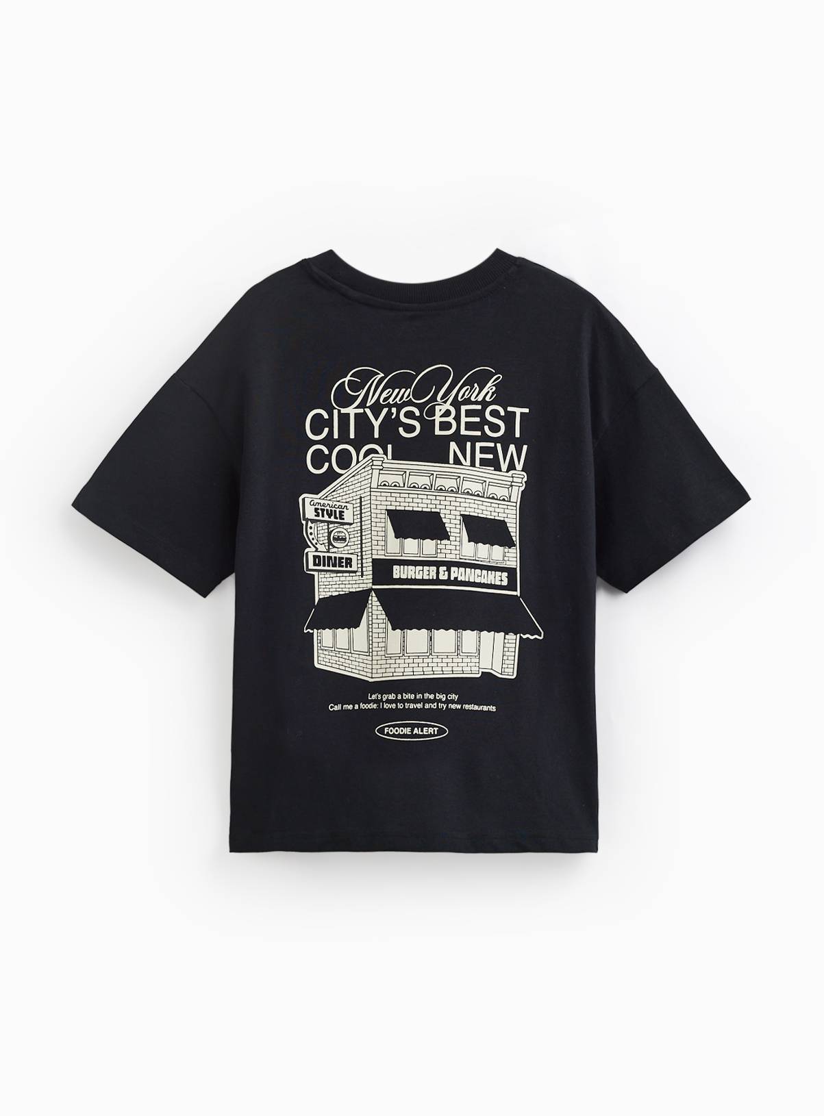 Black New York Graphic T-Shirt 12 years - Image 3