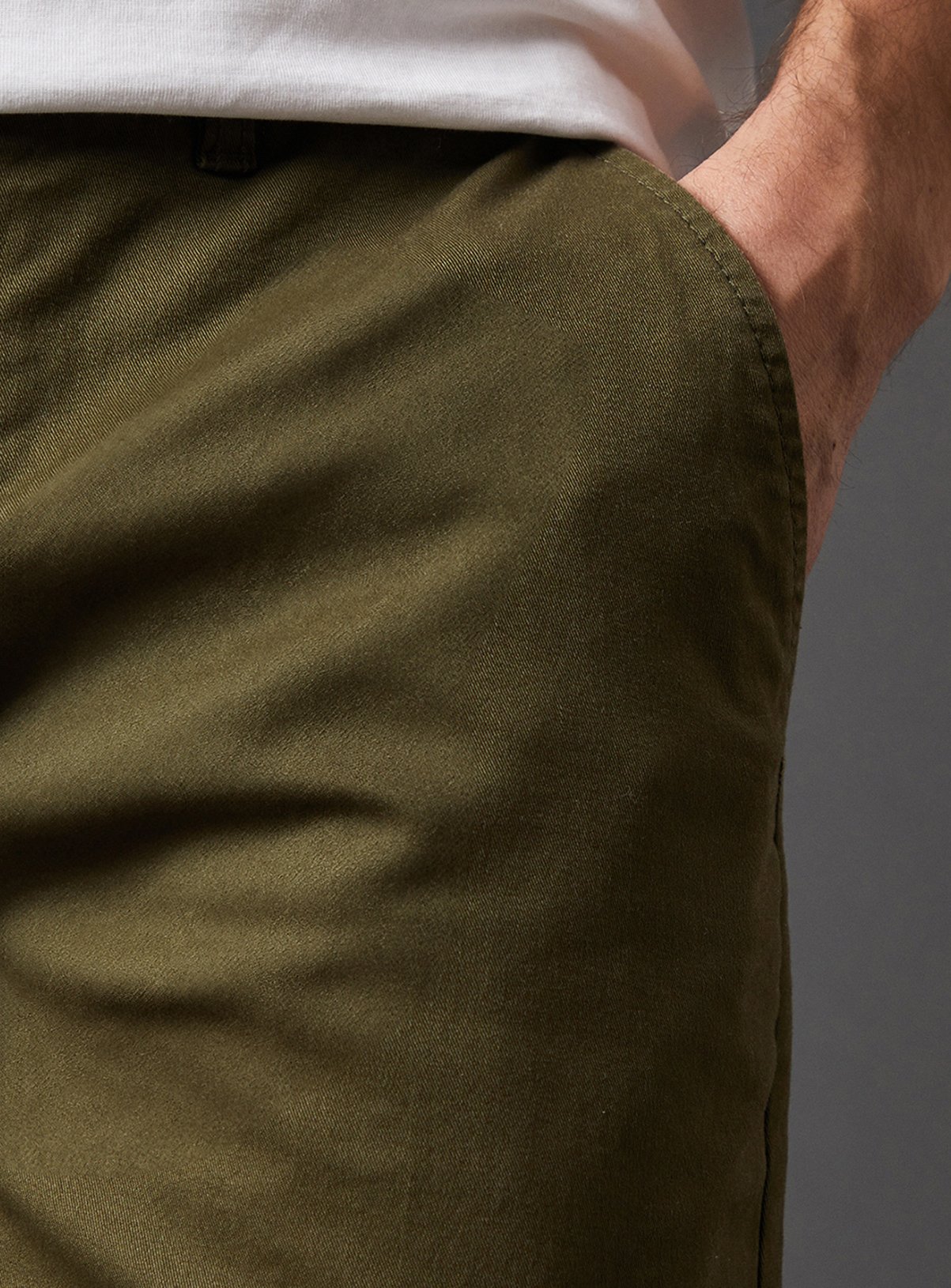 BURTON Khaki Slim Fit Chino Trousers 36R - Image 5 thumbnail