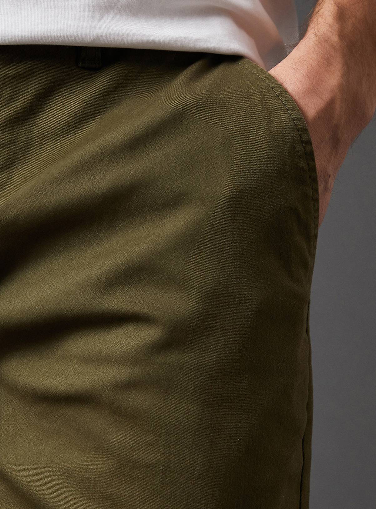 BURTON Khaki Slim Fit Chino Trousers 36R - Image 5