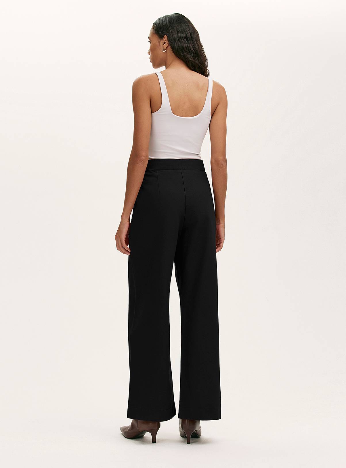 FINERY Nellie Canvas Trouser Black 22 - Image 4