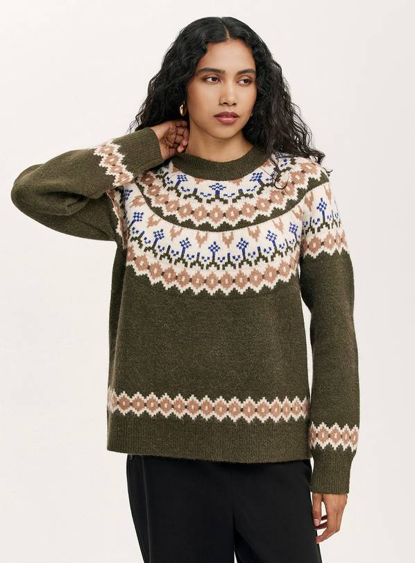 FINERY Ariah Jumper - Khaki 8