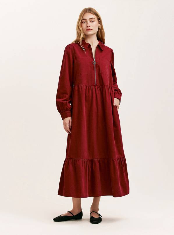 FINERY Callie Dress - Rust 18