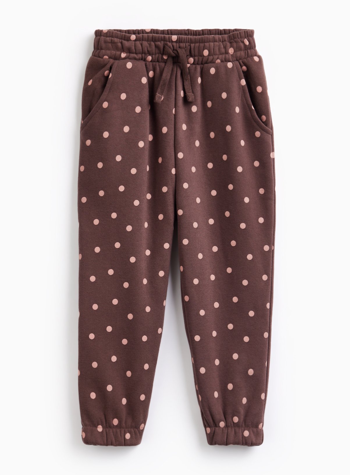 Brown Spotted Joggers 2-3 years - Image 1 thumbnail