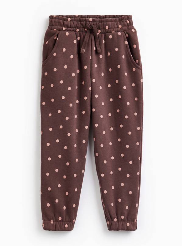 Brown Spotted Joggers 4-5 years