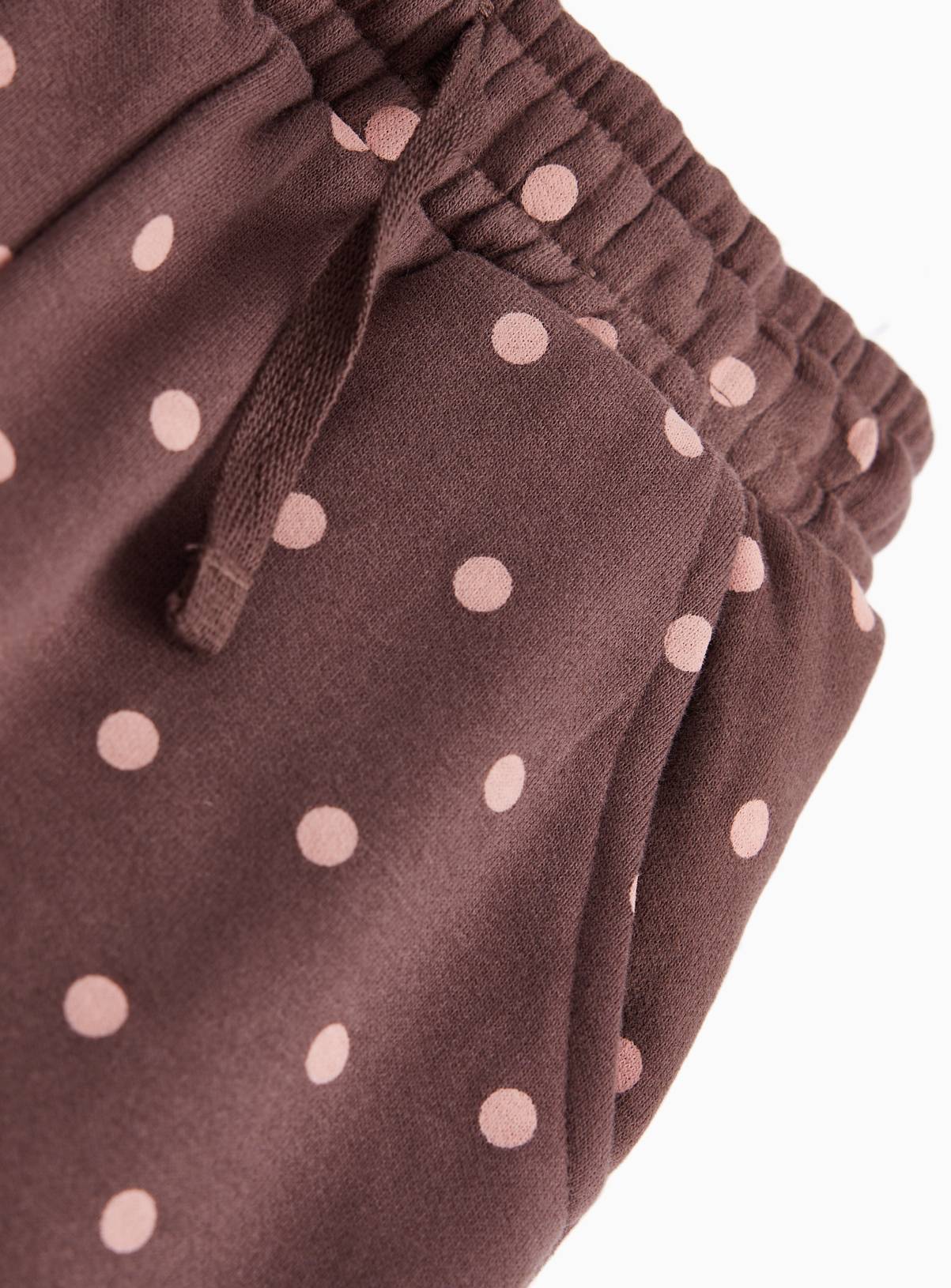 Brown Spotted Joggers 2-3 years - Image 2