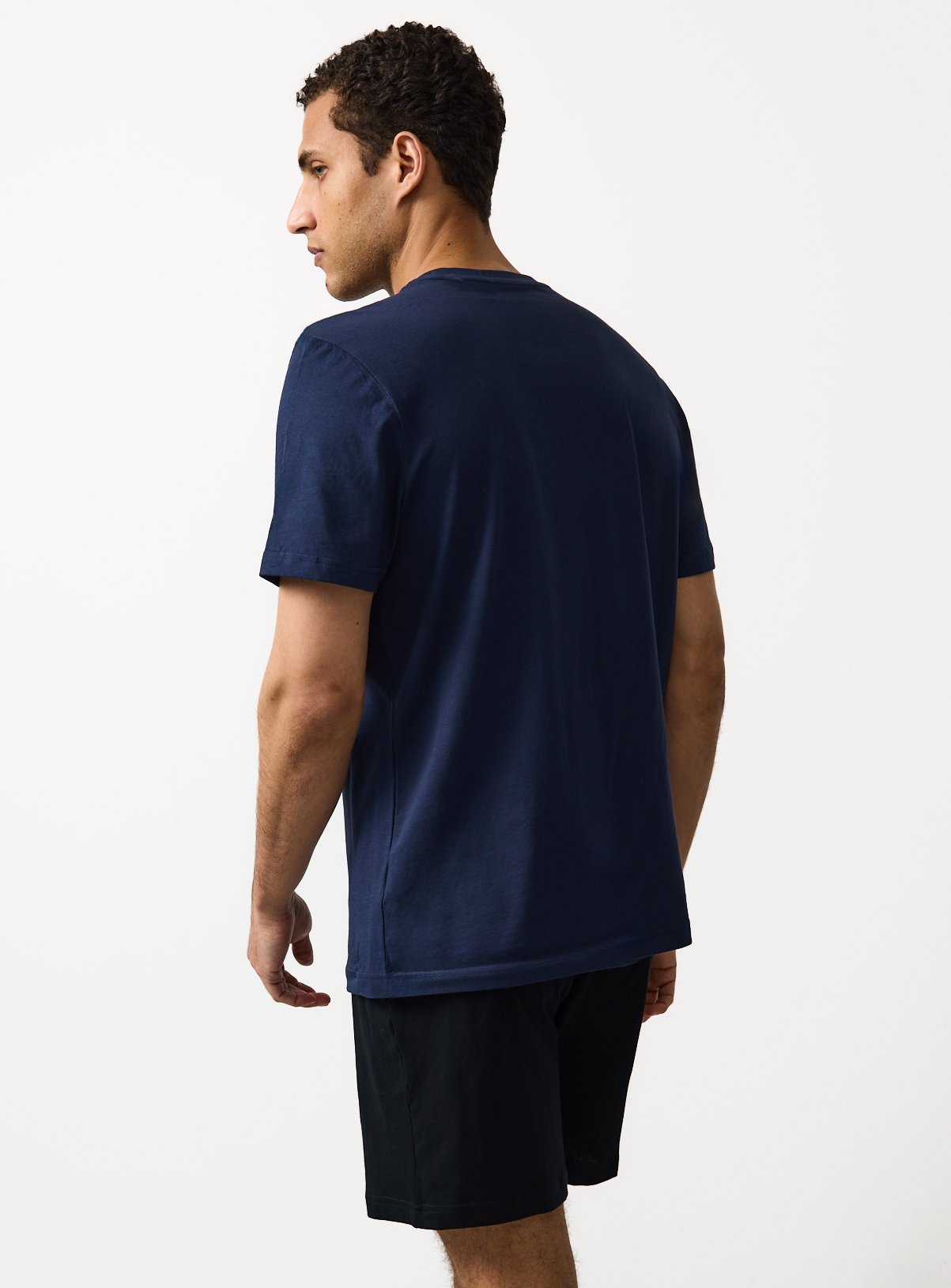 Navy Motorbike Graphic Shortie Pyjamas M - Image 5 thumbnail
