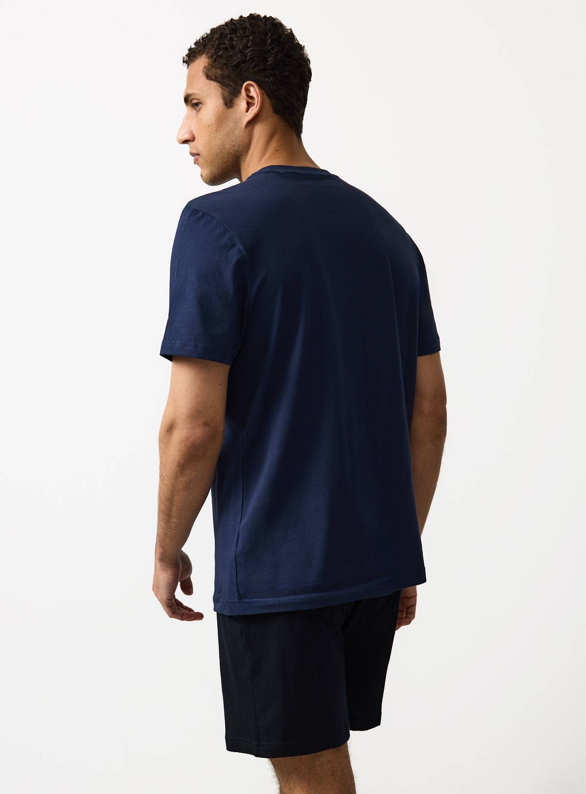 Navy Motorbike Graphic Shortie Pyjamas M - Image 5