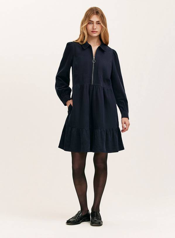 FINERY Erin Dress - Navy 8