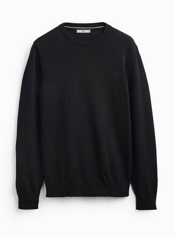 Black Crew Neck Jumper XL
