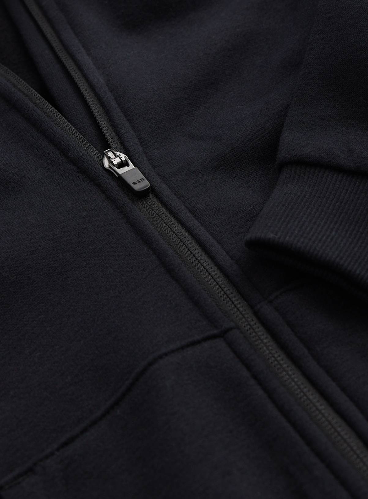 Black Zip Through Hoodie 11 years - Image 2