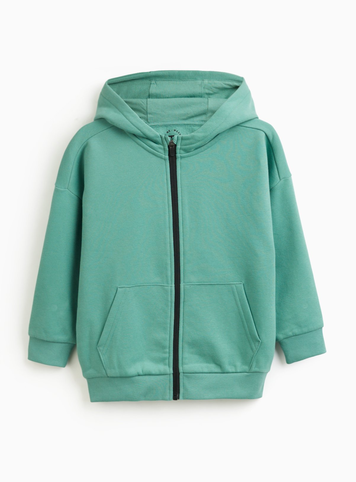 Green Zip Through Hoodie 7 years - Image 1 thumbnail