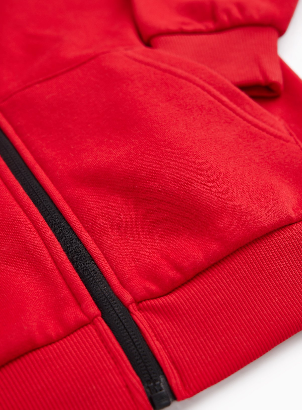 Red Zip Through Hoodie 14 years - Image 3 thumbnail