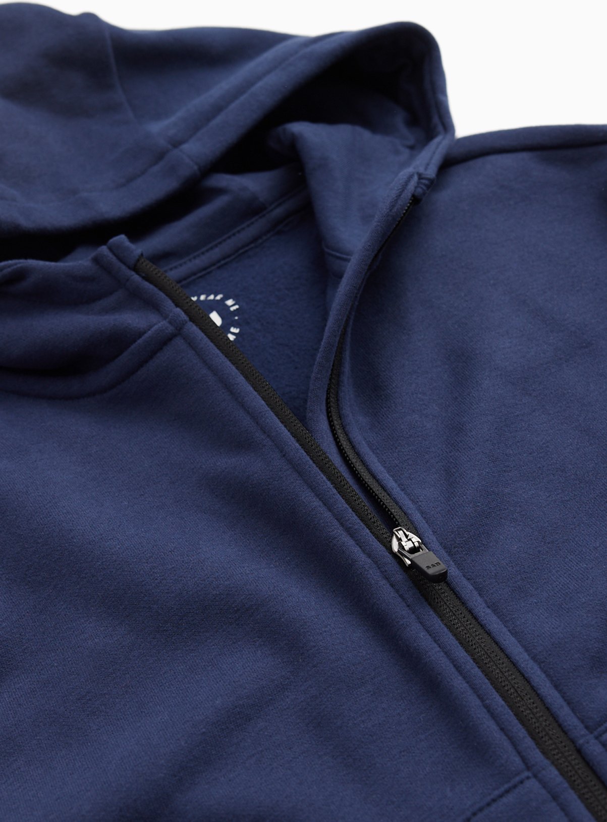 Navy Zip Through Hoodie 9 years - Image 2 thumbnail