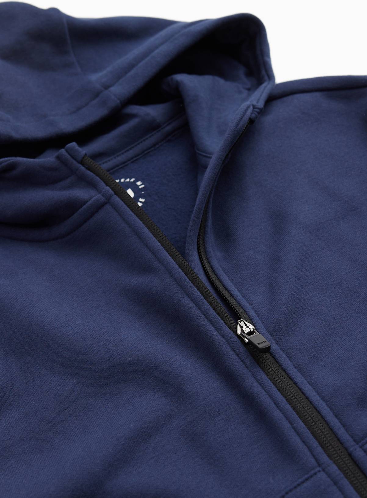 Navy Zip Through Hoodie 9 years - Image 2