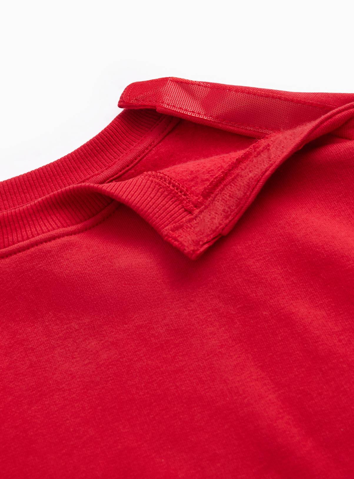 Red Cotton Blend Crew Neck Sweatshirts 2 Pack 7 years - Image 2