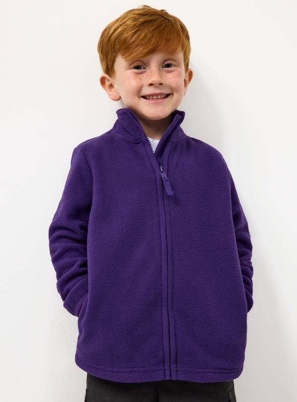 Purple Long Sleeve Fleece 4 years