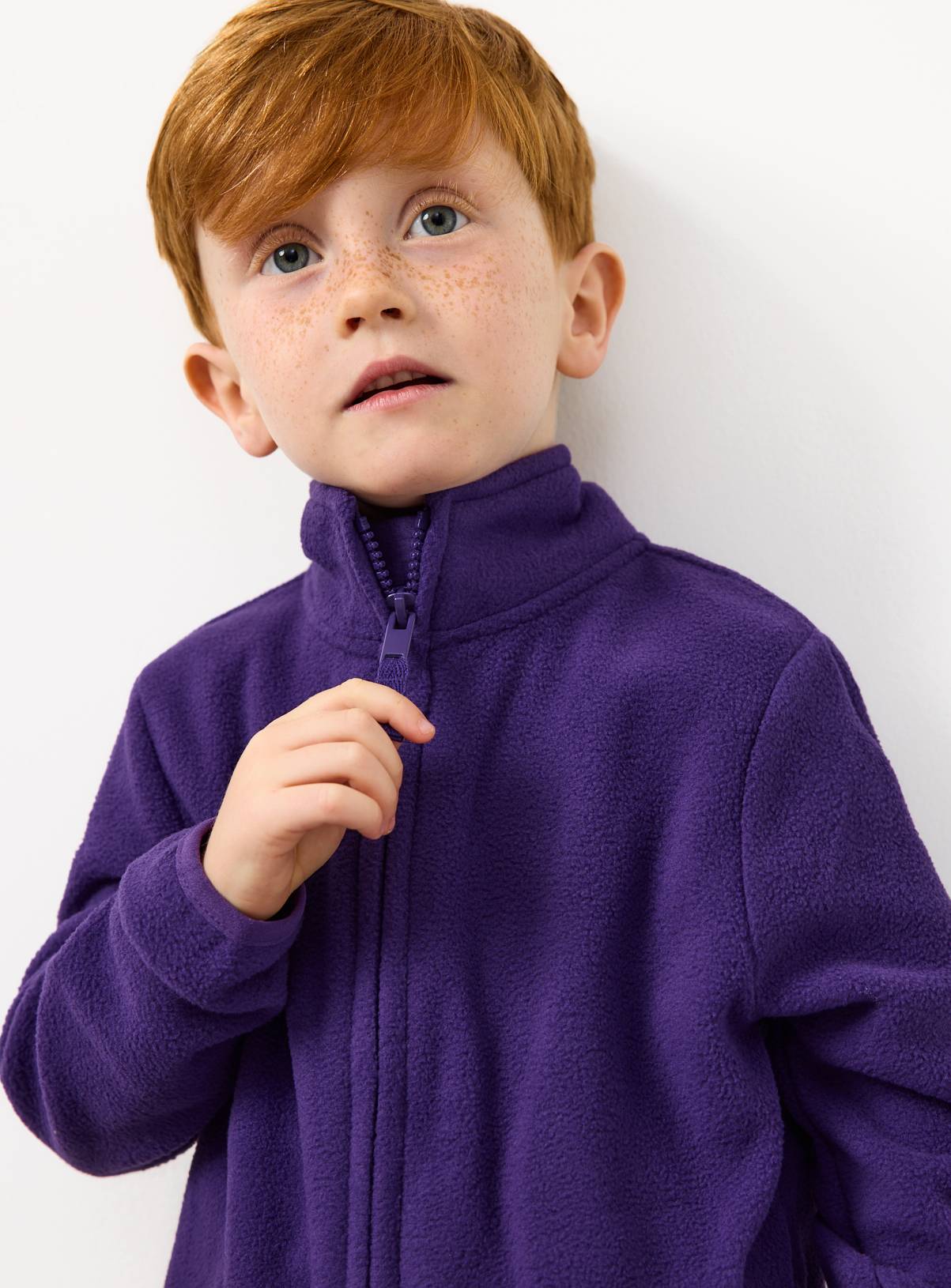 Purple Long Sleeve Fleece 7 years - Image 2
