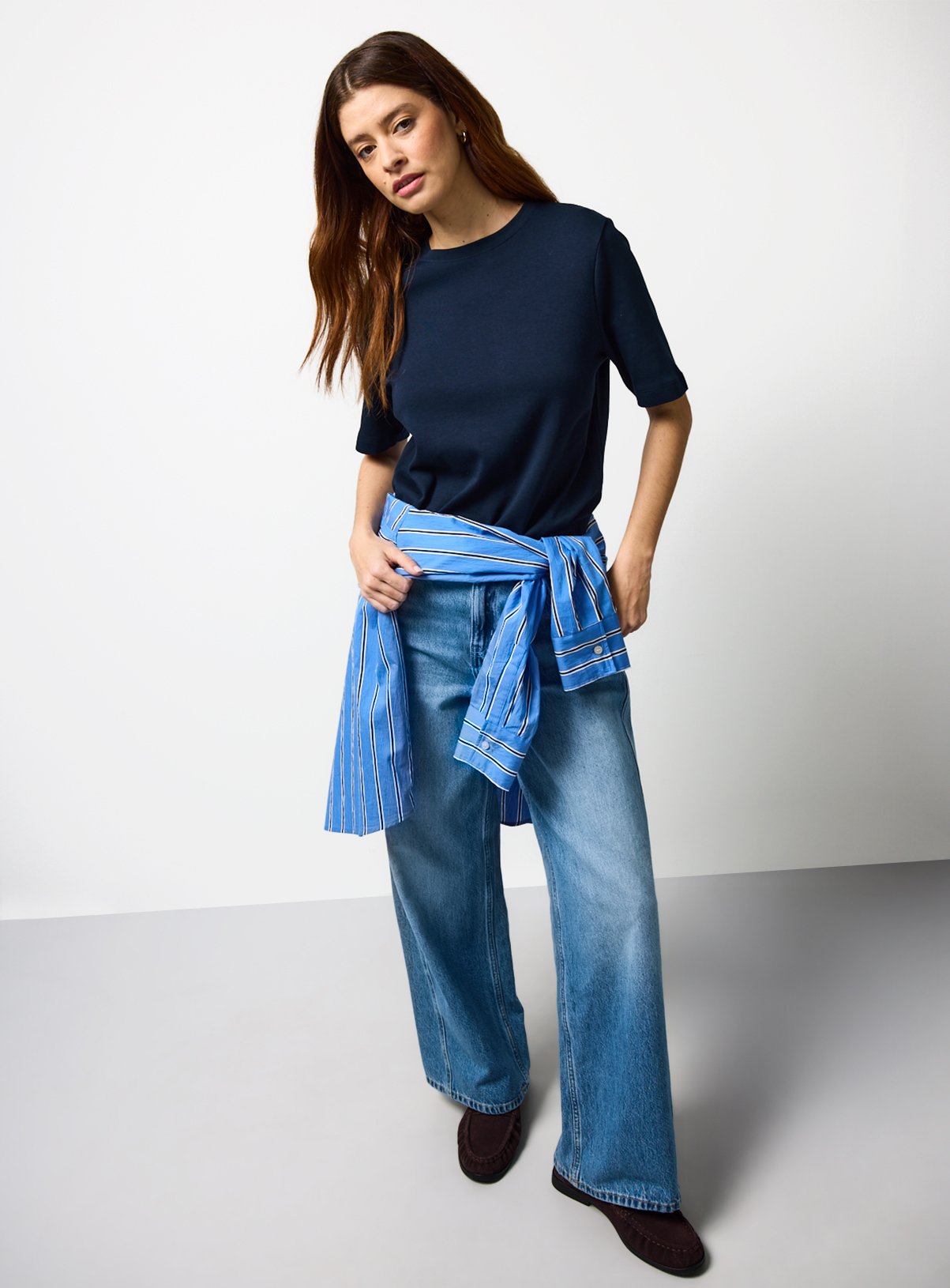 Navy Pure Cotton Ultimate T-Shirt 6 - Image 2 thumbnail