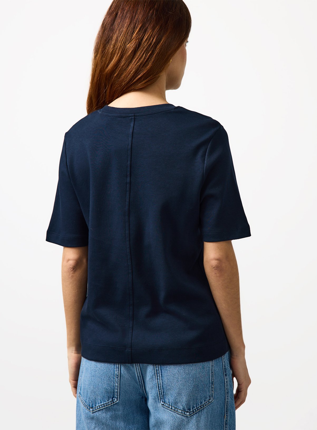 Navy Pure Cotton Ultimate T-Shirt 6 - Image 4 thumbnail