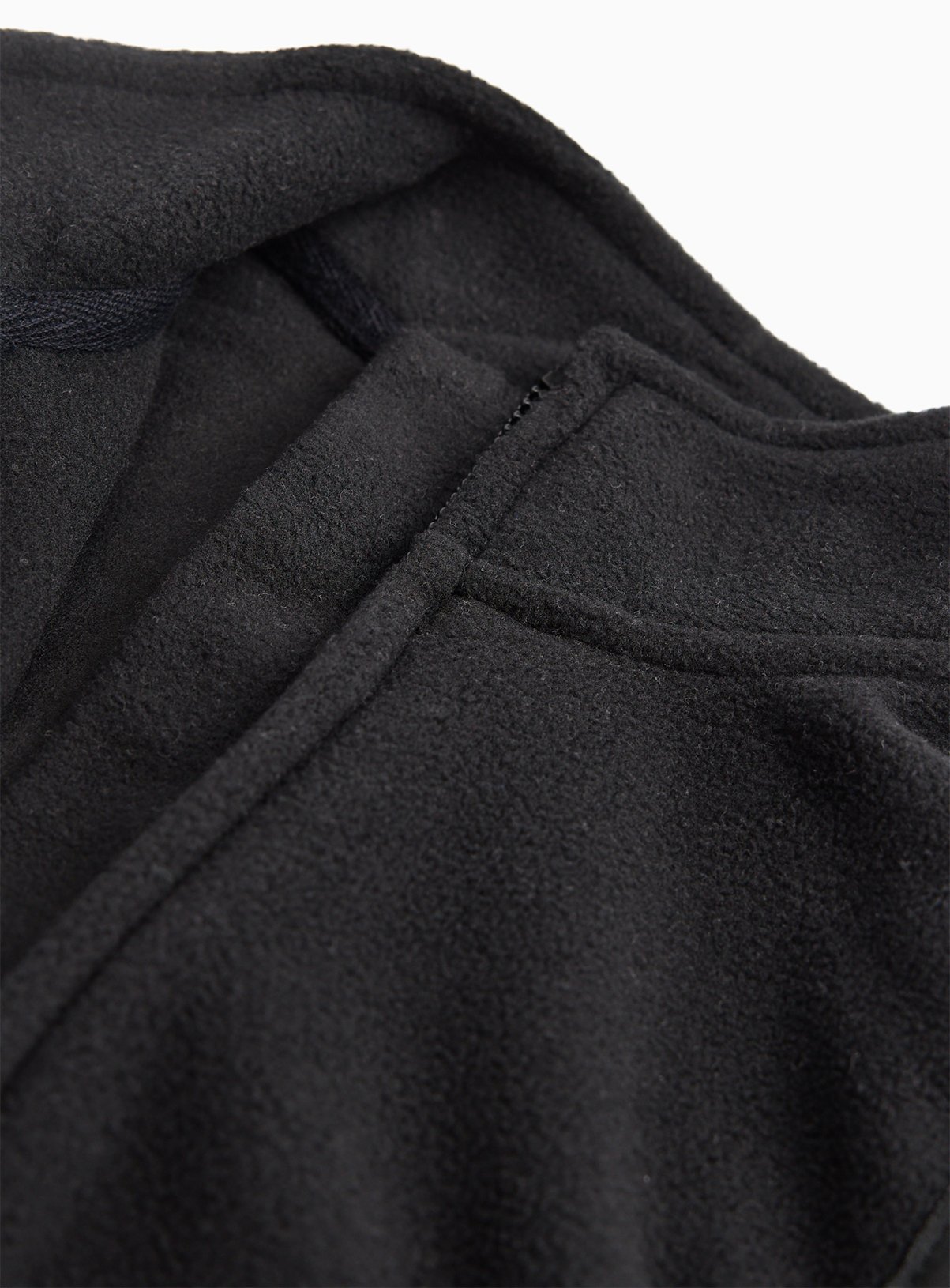 Black Polyester Fleece Gilet 12 years - Image 3 thumbnail