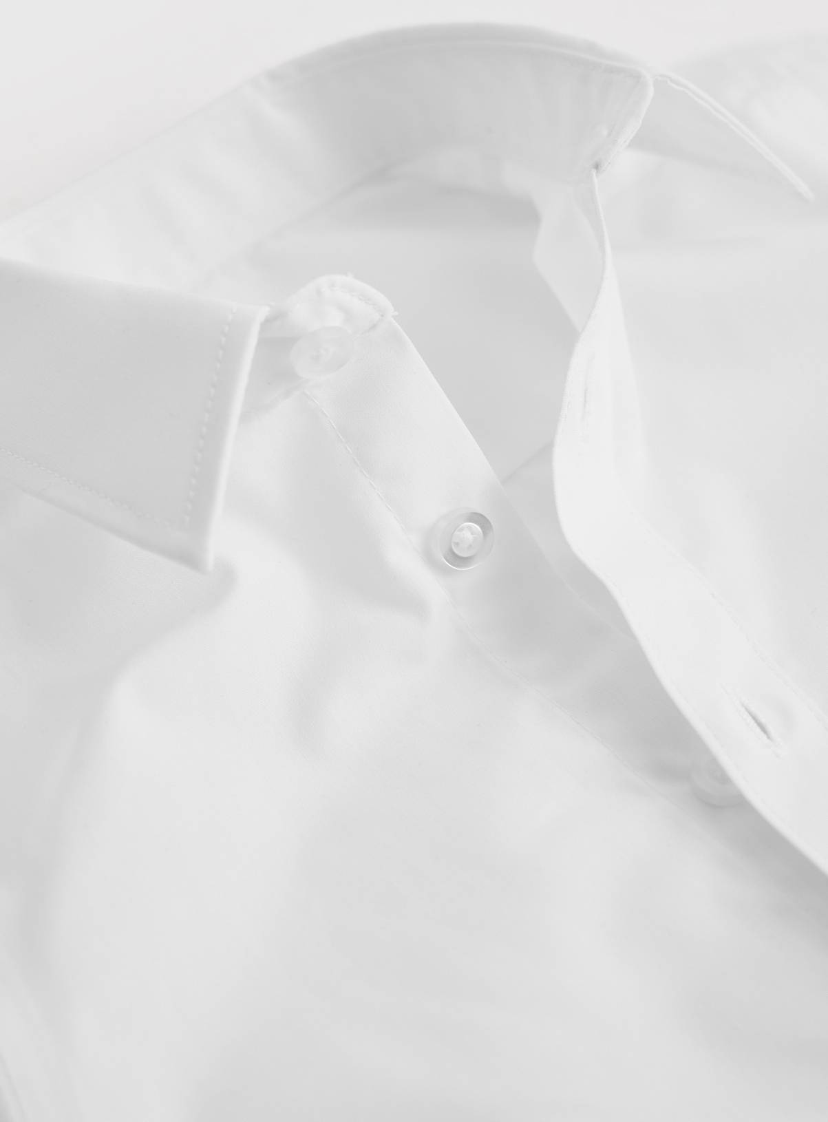 White Slim Fit Long Sleeve Shirts 3 Pack 12 years - Image 4