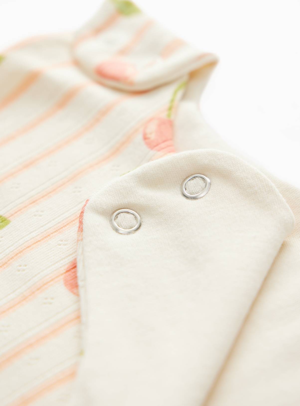 Stripe Cherry Print 1.0 Tog Sleeping Bag  12-18 months - Image 2