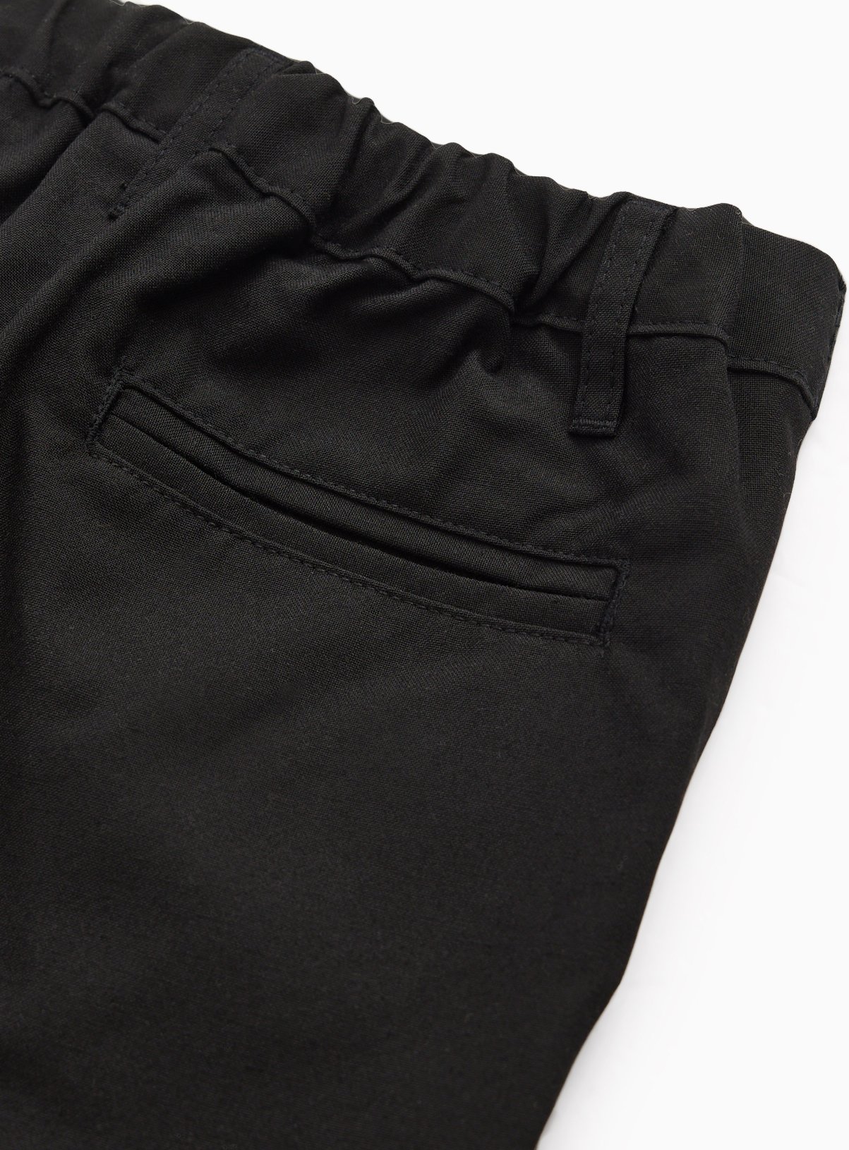 Black Polyester Classic Shorts 5 Pack 8 years - Image 3 thumbnail