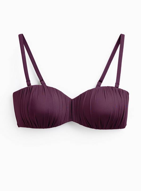 Plum Bandeau Bikini Top 12