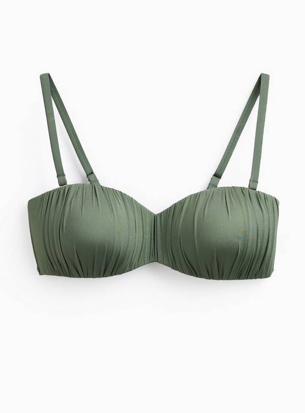 Khaki Bandeau Bikini Top 20