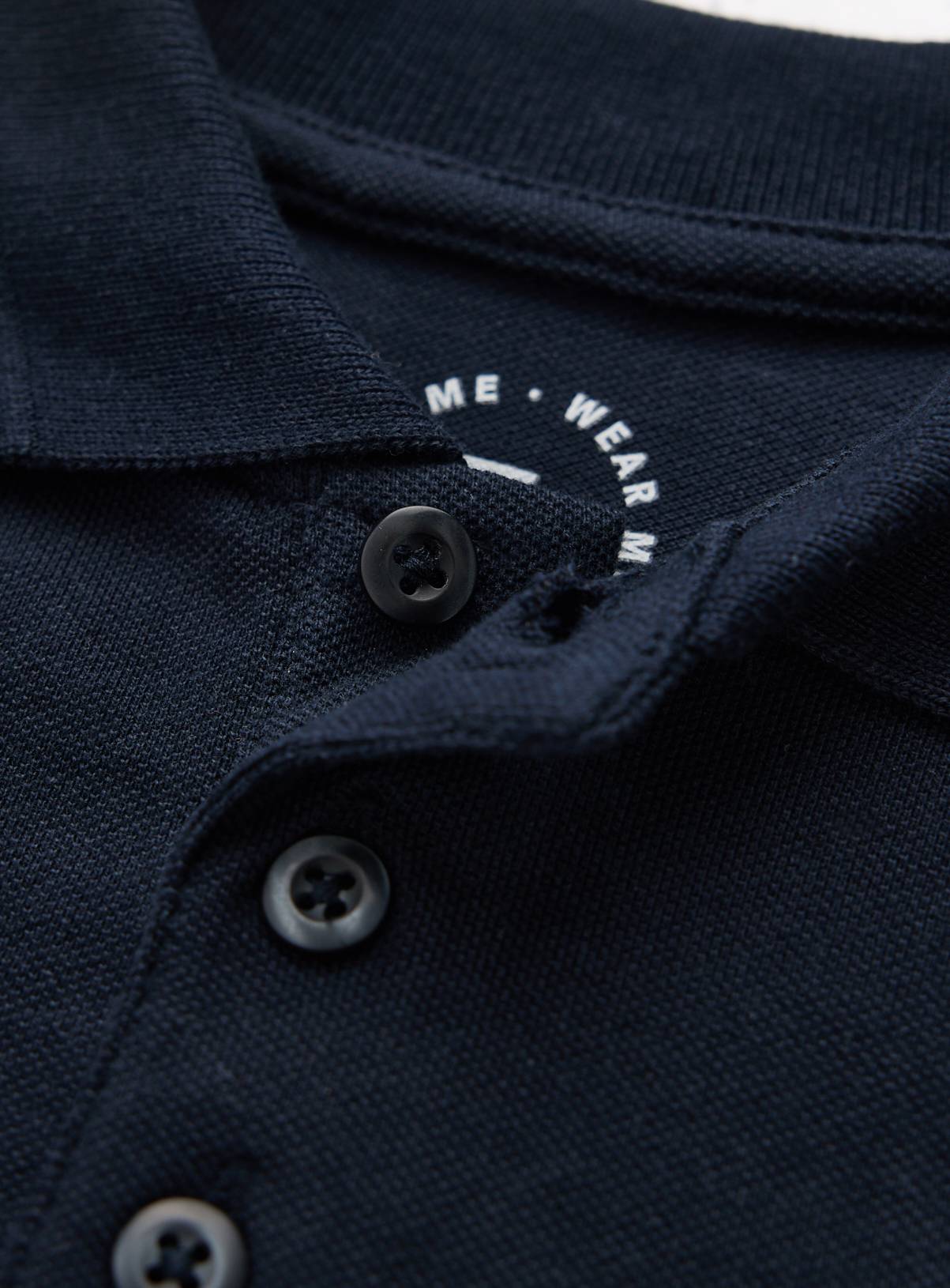 5 Pack Navy Unisex Polo Shirts 11 years - Image 2