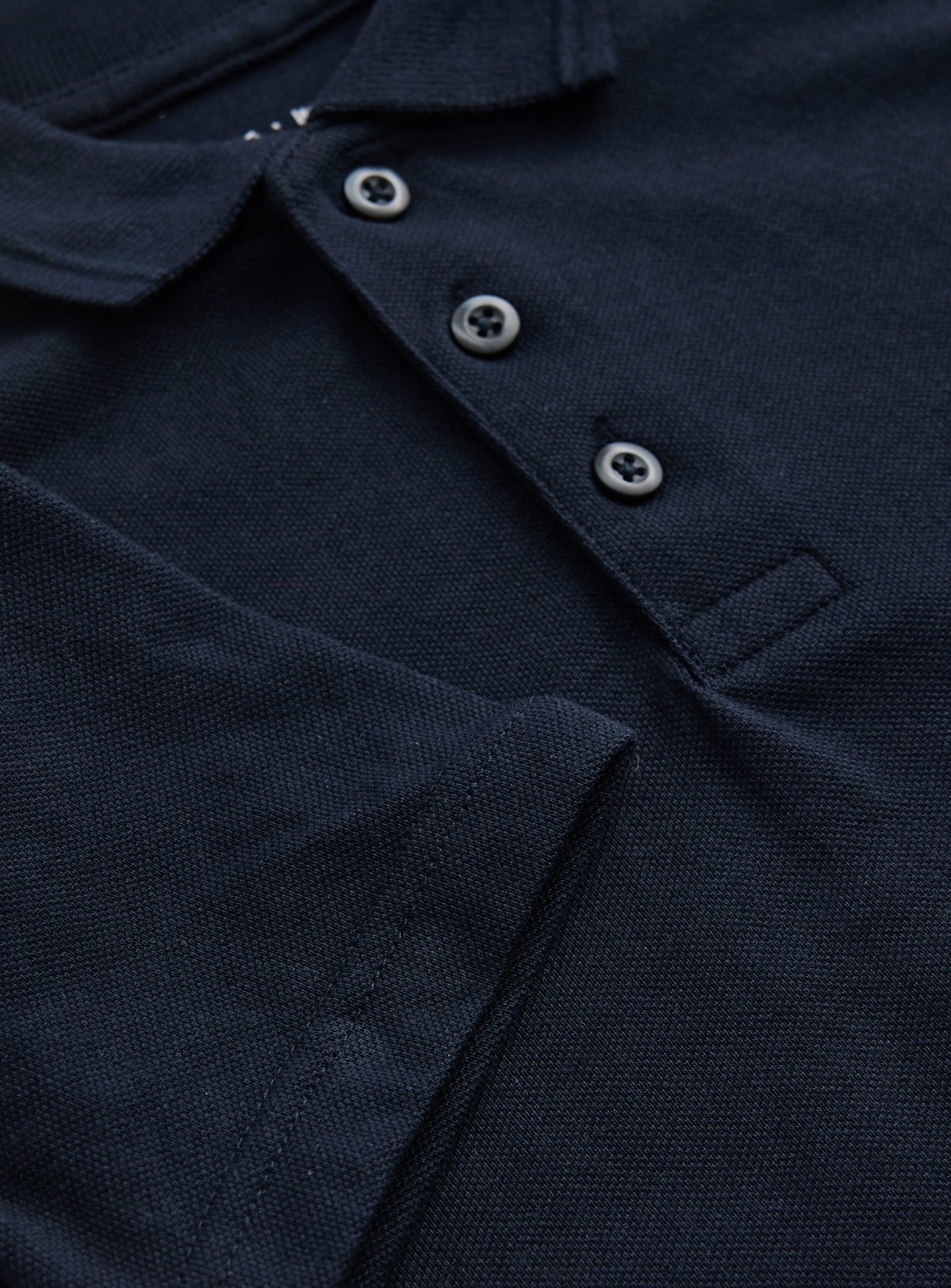 5 Pack Navy Unisex Polo Shirts 11 years - Image 3 thumbnail